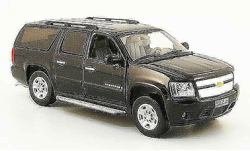 Chevrolet Suburban suv 1/43 Luxury Die Cast zwart 2009 2010 modelauto