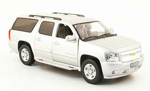 Chevrolet Suburban suv 1/43 Luxury Die Cast grijs metallic 2009 2010 modelauto