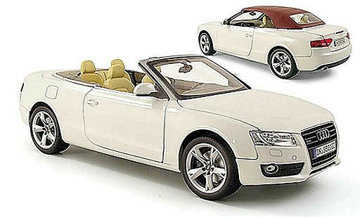 Audi A5 cabriolet 1/18 Norev wit 2009 modelauto