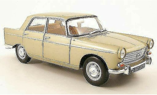 Peugeot 404 Berline 1/18 Norev Sedan beige 1965 modelauto