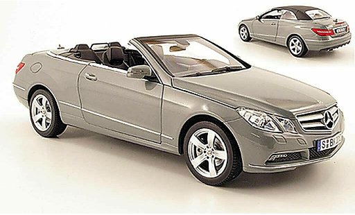 Mercedes Classe E Cabriolet 1/18 Norev e500 (a207) grijs 2010 modelauto