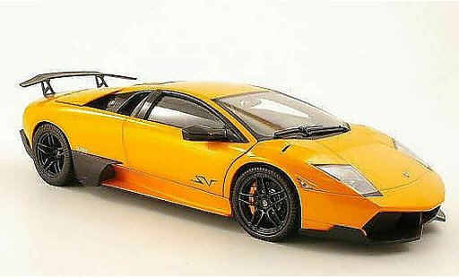 Lamborghini Murcielago LP670 1/18 Norev 4 SV oranje 2009 modelauto