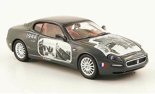 Maserati Cambiocorsa coupe 1/43 IXO grijs metallic 90. jubilaum 2002 modelauto