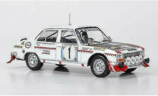Peugeot 504 Berline 1/43 IXO Sedan No.1 Makinen/Liddon Safari Rally 1975 modelauto