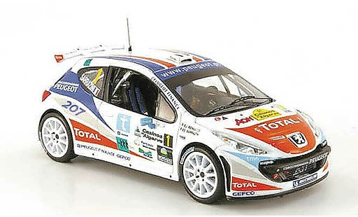 Peugeot 207 S2000 1/43 IXO No.1 Sarrazin/Renucci Rally Algarve 2007 modelauto