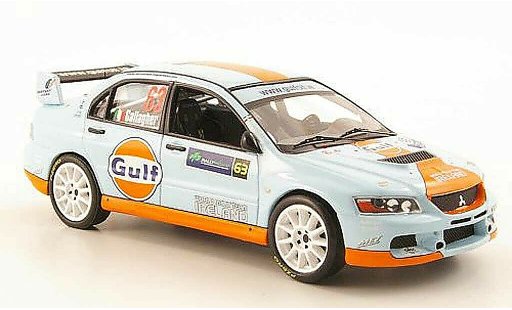 Mitsubishi Lancer Evolution IX 1/43 IXO No.63 Gulf Rally Irland 2009 modelauto
