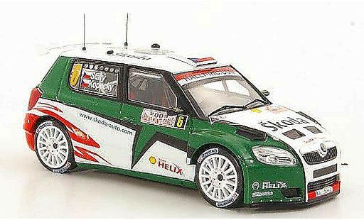 Skoda Fabia S2000 1/43 IXO No.6 J.Kopecky / P.Stary Rally Monte Carlo 2009 modelauto