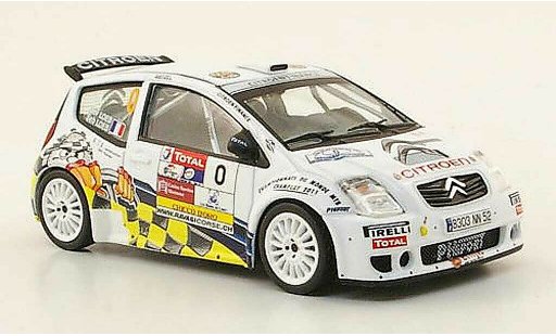 Citroen C2 S1600 1/43 IXO No.0 Rally Chablais 2009 S.Loeb modelauto