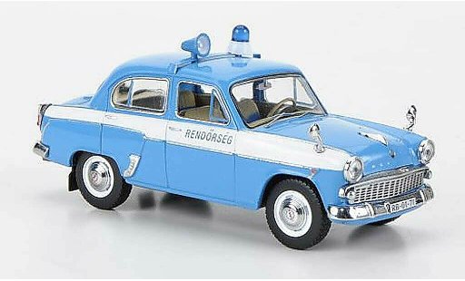 Moskwitsch 407 Base 1/43 IST Models Rendorseg - Politie Ungarn 1959 modelauto