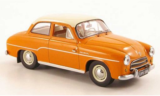 Renault Syrena Base 1/43 IST Models 102 bruin/beige 1962 modelauto