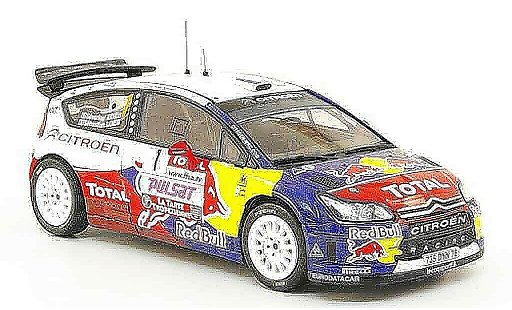 Citroen C4 WRC 2009 1/43 IXO no.1 loeb loeb rallye du var modelauto