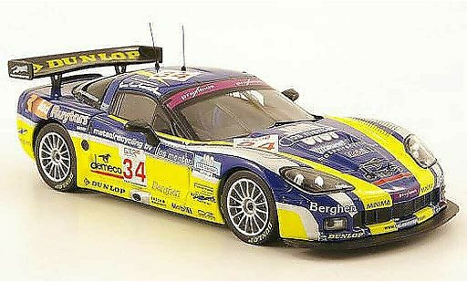 Chevrolet Corvette course 1/43 IXO C6 R No.34 FIA GT 24h Spa 2006 modelauto