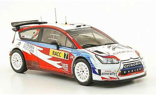 Citroen C4 WRC 2009 1/43 IXO No.7 Rally Spanien modelauto