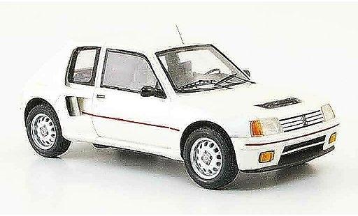 Peugeot 205 Turbo 16 1/43 Spark wit 1984 T16 modelauto