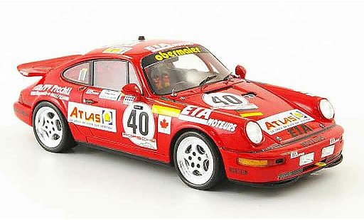 Porsche 911 Carrera 1/43 Spark 964 2 Cup No.40 Atlas 24h Le Mans 1 modelauto
