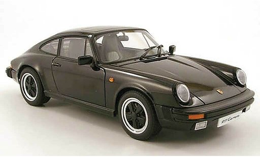 Porsche 911 3,2 1/18 Autoart 32 carrera zwart 1988 modelauto