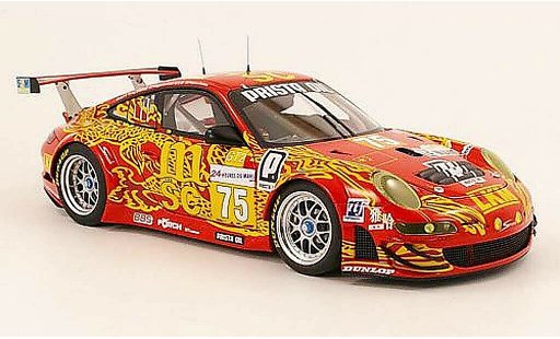 Porsche 911 GT3 RSR 1/18 Autoart 2009 no.75 fia gt le mans d.o'young / p.hesnault / p.kralev modelauto