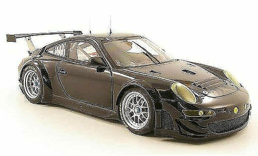 Porsche 911 GT3 RSR 1/18 Autoart 2009 zwart plain body modelauto