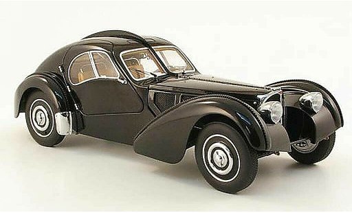 Bugatti 57 Atlantic 1/18 Autoart SC zwart 1938 modelauto