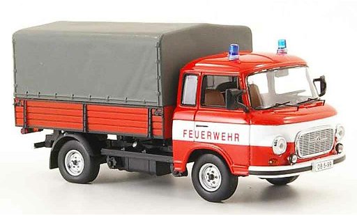 Barkas B 1000 plateau 1/43 IST Models laadbak pompier PP LKW modelauto