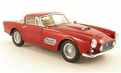 Ferrari 410 Coupe 1/18 Hot Wheels Elite superamerica rood 1955 modelauto