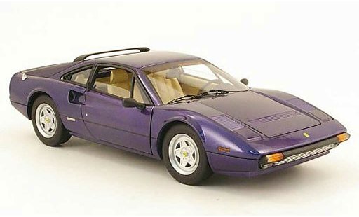 Ferrari 308 GTB 1/18 Hot Wheels Elite blauw modelauto
