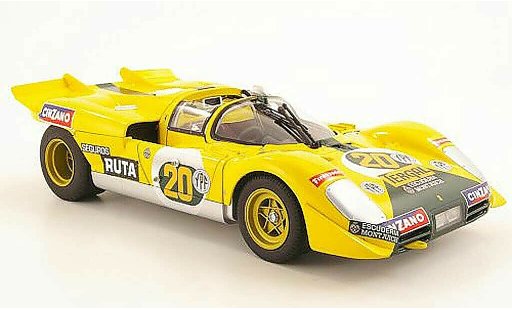 Ferrari 512 S 1/18 Hot Wheels no.20 escuderia montjuich 1000km buenos aires 1971 juncadella / pairetti modelauto