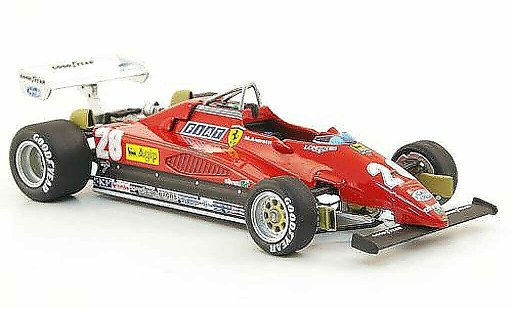 Ferrari 126 C2 1/43 Hot Wheels Elite No.28 M.Andretti GP Italien (Elite) modelauto