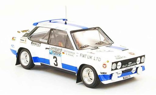 Fiat 131 Abarth 1/43 Trofeu No.3 RAC Rally 1979 modelauto