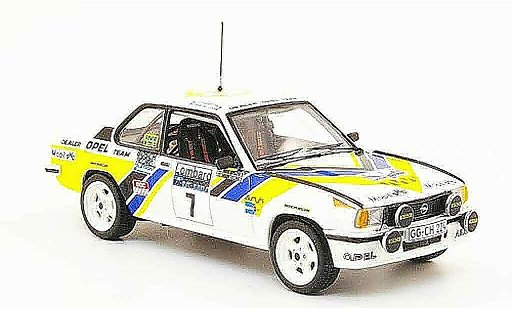 Opel Ascona B 400 1/43 Schuco no.7 rac rallye 1980 modelauto