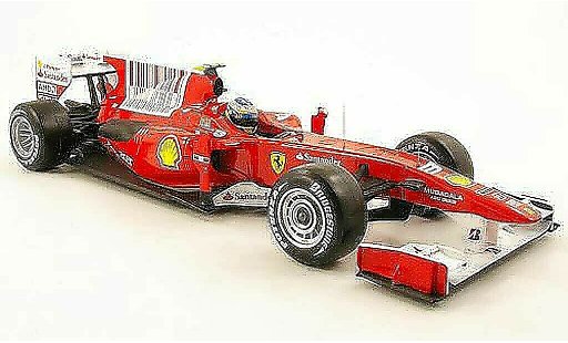 Ferrari F1 F2010 1/18 Hot Wheels f10 no.8 santander gp bahrain 2010 modelauto