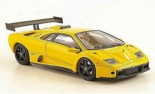 Lamborghini Diablo GTR 1/43 Look Smart geel 1999 modelauto