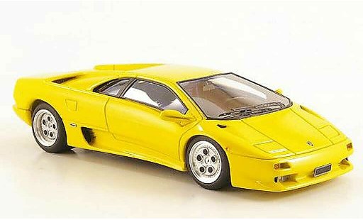 Lamborghini Diablo VT 1/43 Look Smart geel 1993 modelauto