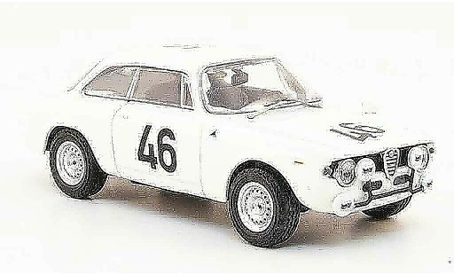 Alfa Romeo Giulia sprint gta 1/43 M4 1600 no.46 zolder 1967 modelauto
