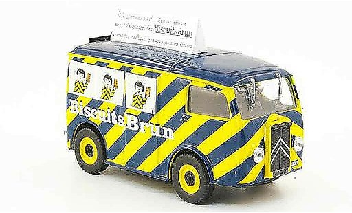 Citroen TUB Fourgonnette 1/43 IXO biscuits brun modelauto