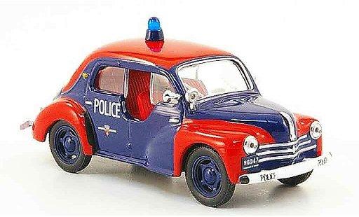 Renault 4CV Base 1/43 IXO politie de monaco modelauto