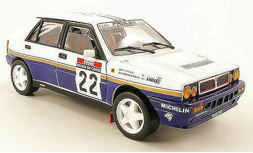 Lancia Delta HF Integrale 1/18 Sun Star no.22 rothmans tour de corse 1990 p.bernardini / p.dran modelauto