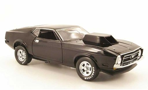 Ford Mustang Pro Stock 1/18 Sun Star drag car zwart modelauto