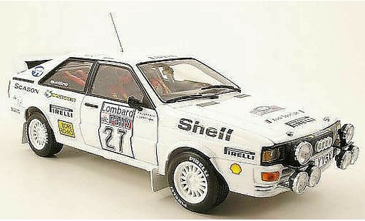 Audi Quattro rallye 1/18 Sun Star no.27 s lombard rac 1982 modelauto