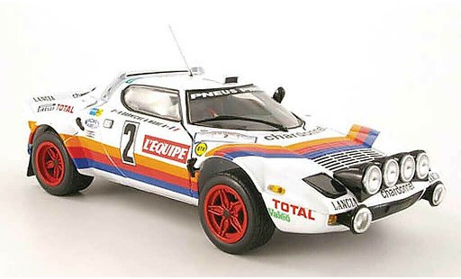 Lancia Stratos HF 1/18 Sun Star rallye no.2 total tour de france 1981 modelauto