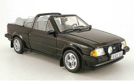 Ford Escort XR3i 1/18 Sun Star cabriolet zwart 1983 modelauto