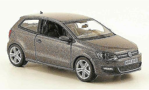 Volkswagen Polo Base 1/43 Schuco grijs modelauto