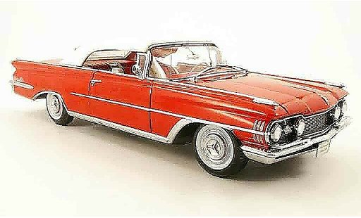Oldsmobile 98 Convertible 1/18 Sun Star cabriolet rood/wit toit fermees kap 1959 modelauto