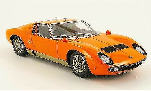 Lamborghini Miura P400 1/18 Kyosho s oranje modelauto