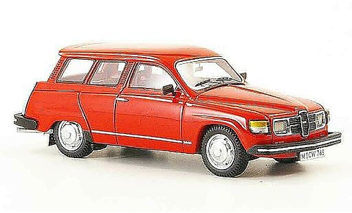 Saab 95 GL 1/43 Neo rood edition liavecee 300 1979 modelauto