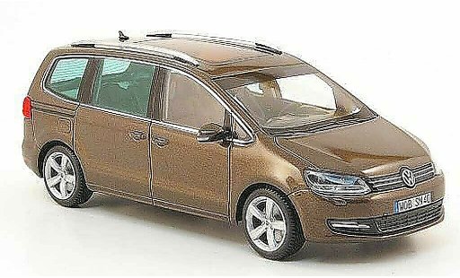 Volkswagen Sharan Base 1/43 Minichamps bruin 2010 modelauto