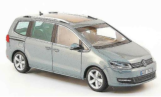 Volkswagen Sharan Base 1/43 Minichamps ii blauw 2010 modelauto