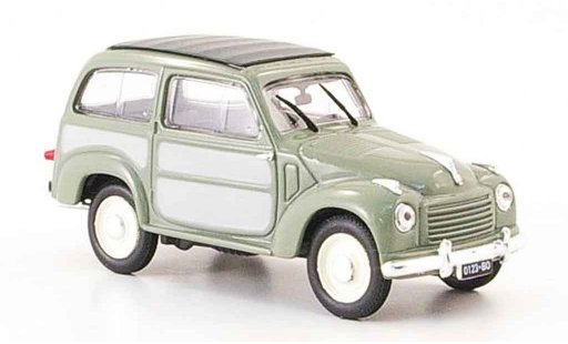 Fiat 500 C 1/43 Norev Belvedere grijs 1951 modelauto