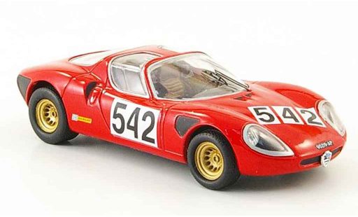 Alfa Romeo 33.2 stradale 1/43 M4 1968 no.542 p.laureati cappo carotti modelauto