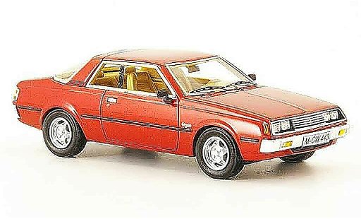 Mitsubishi Sapporo Base 1/43 Neo MK1 rood edition liavecee 300 1982 modelauto